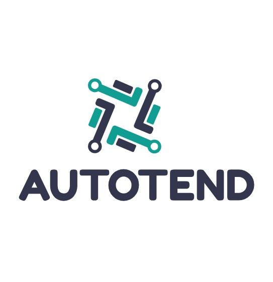 School logo with graduation cap icon in blue and white colors